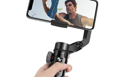 BlitzWolf® BW-BS14 Pro 3 Axis Gimbal Stabilizer with Dual Zoom Movable Time-lapse Foldable Selfie Sticks Tripod for Action Camera Phone COD
