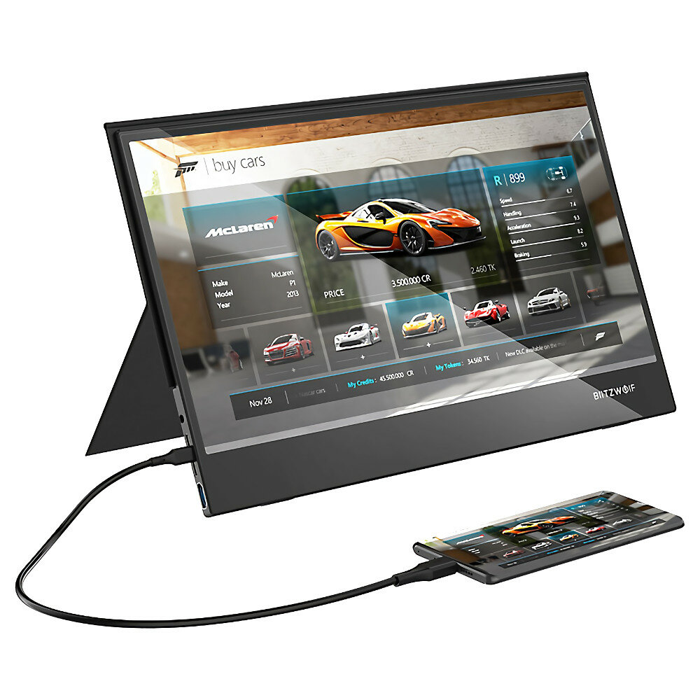 BlitzWolf BW-PCM5 15.6 Inch Touchable UHD 4K