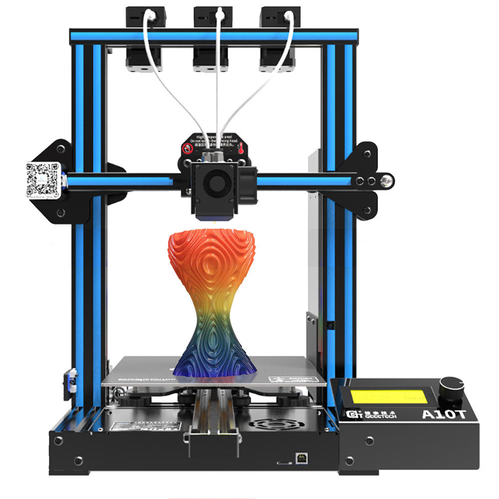 Geeetech A10T Mix-Color Prusa I3 3D Printer 220*220*250mm
