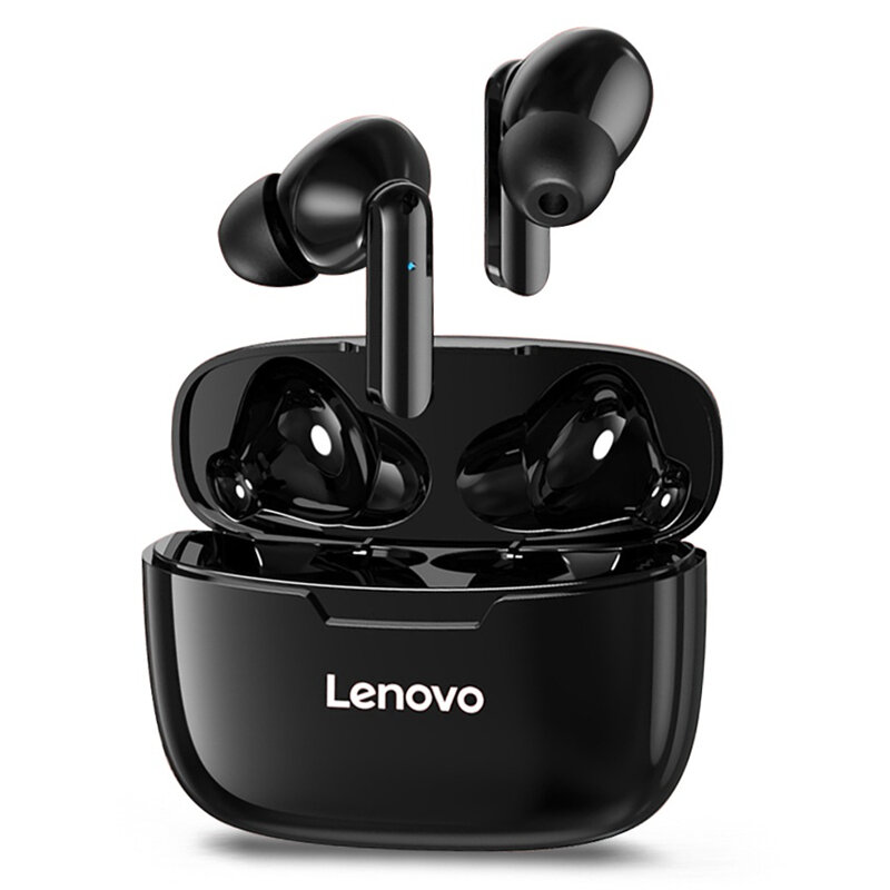 Lenovo XT90 TWS bluetooth 5.0 Earphone Low Latency HiFi Bass Waterproof Sport Gaming Headphones with Noise Cancelling Mic Type-C Charging COD