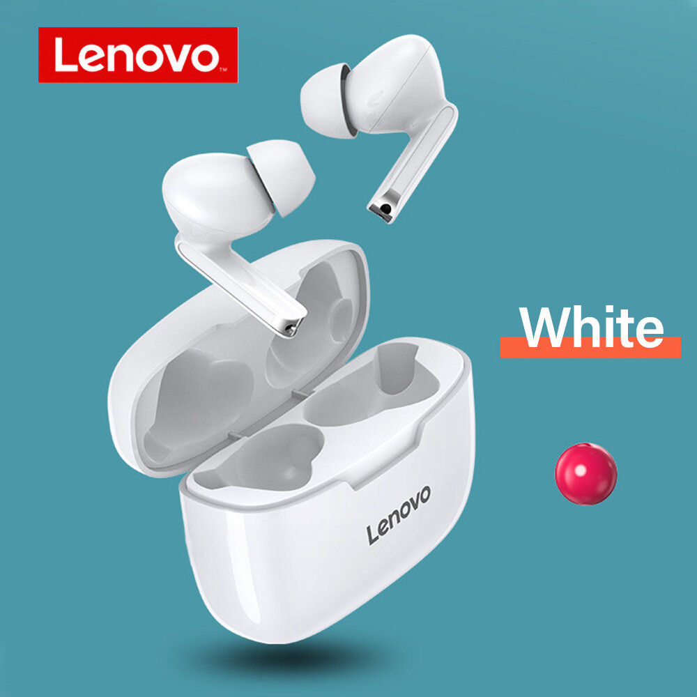 Lenovo XT90 TWS bluetooth 5.0 Earphone Low Latency HiFi Bass Waterproof Sport Gaming Headphones with Noise Cancelling Mic Type-C Charging COD