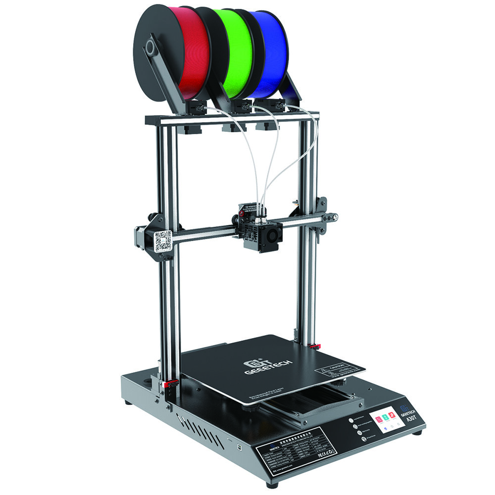 Geeetech® A30T Tri-color Mixed 3D Printer Kit with 320x320x420mm Printing Size/Tri-Extruder/Break Resume Support AutoLeveling & Wifi Connection COD