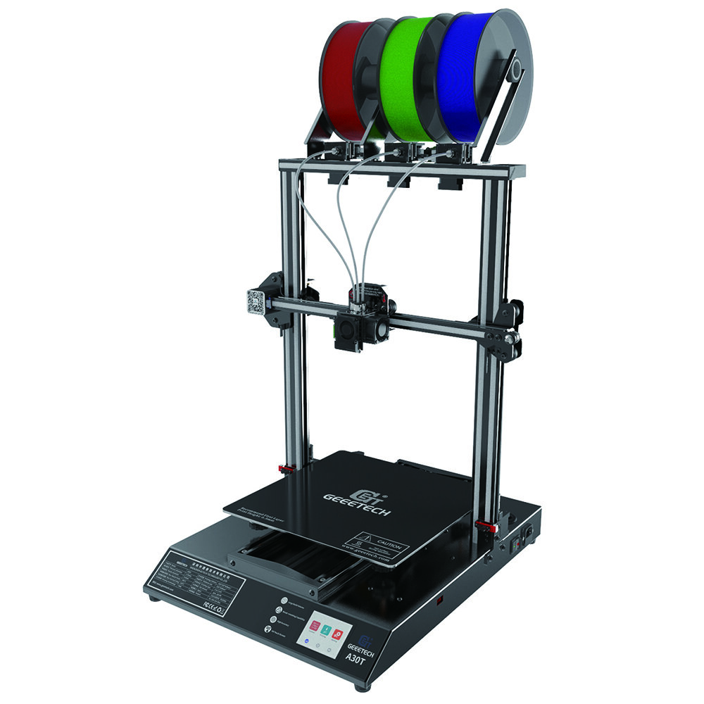 Geeetech® A30T Tri-color Mixed 3D Printer Kit with 320x320x420mm Printing Size/Tri-Extruder/Break Resume Support AutoLeveling & Wifi Connection COD